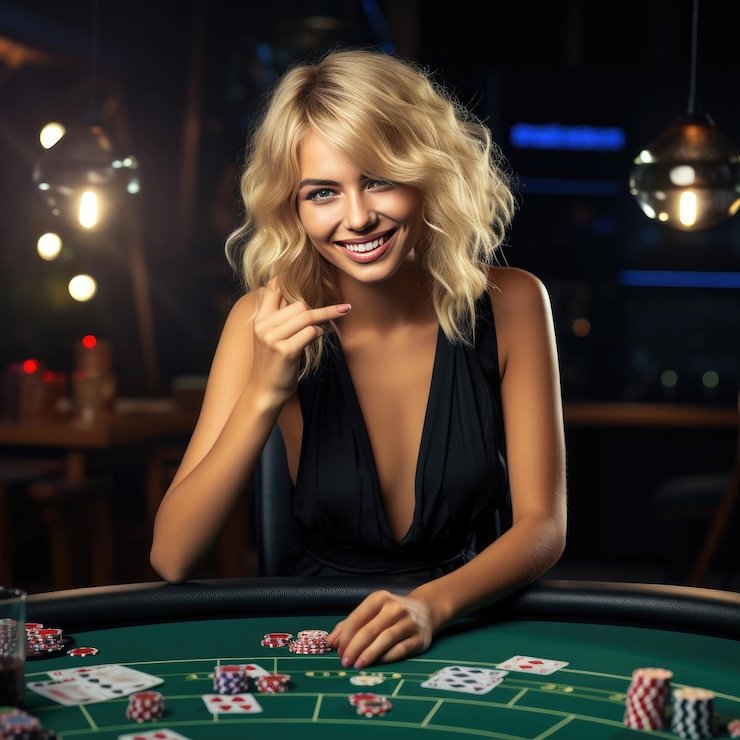Dealer Dream Gaming profesional di studio musik4d dengan interaksi langsung